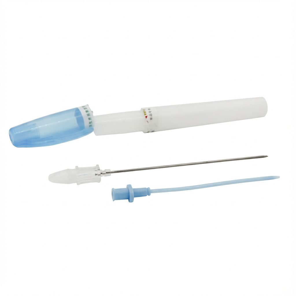 Pneumothorax Decompression Needle TPK-148-T (Transparent with Hanging Loop)2