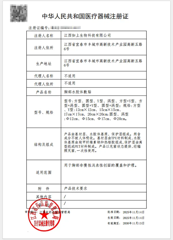 chest seal certificate