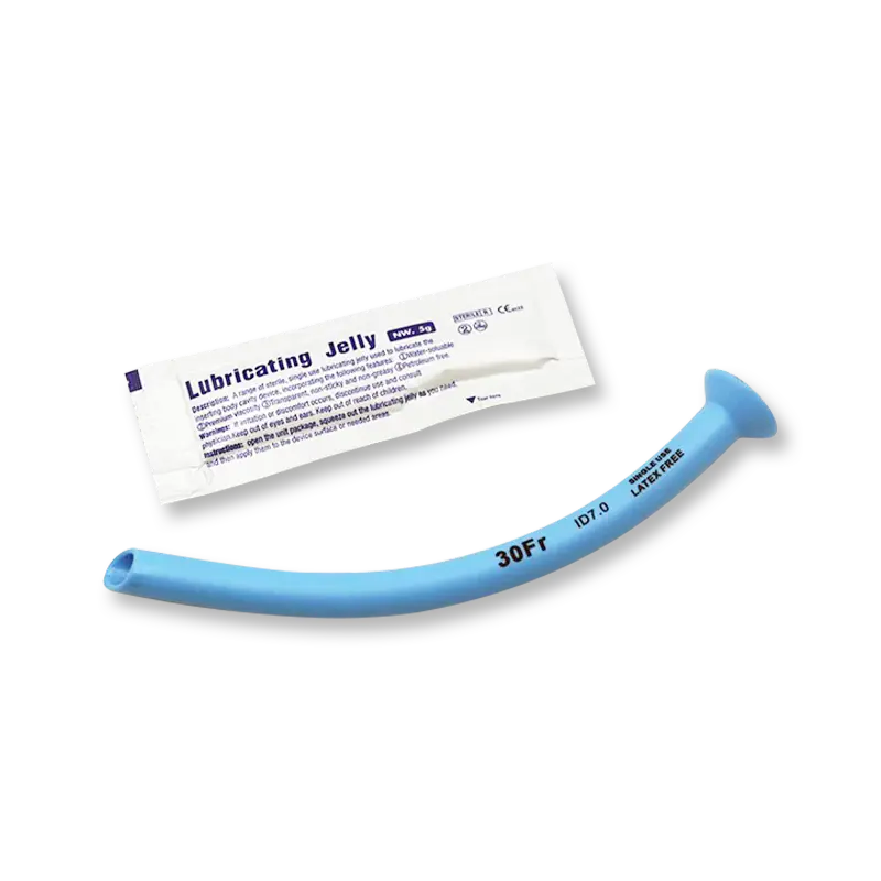 PVC nasopharyngeal airway supplied with lubricant sachet